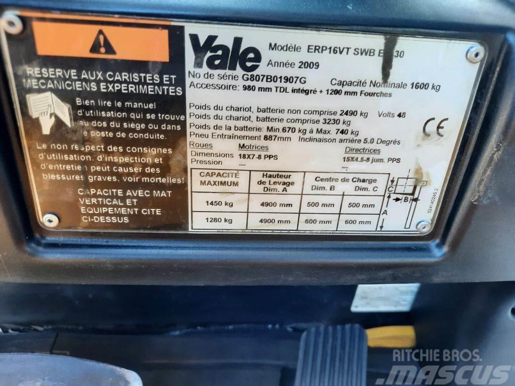 Yale ERP 16 VT Batterie NEU Chariots élévateurs électriques