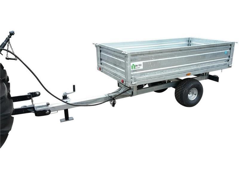 Dk-Tec 1.5 tons galvaniseret trailer Autres matériels d'espace vert