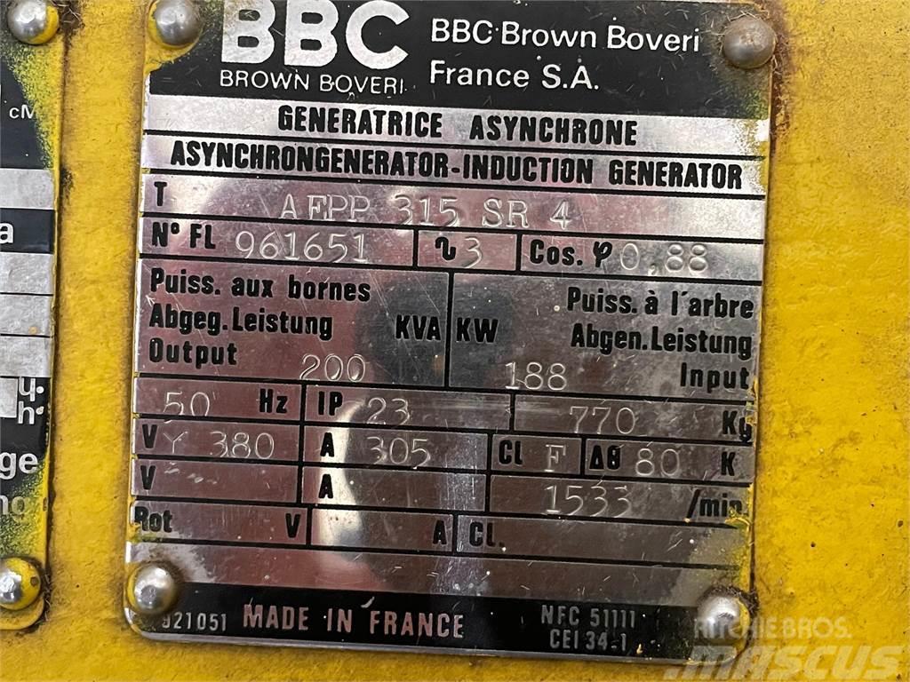  200 kVA MWM G234 generatoranlæg m/BBC generator og Autres générateurs