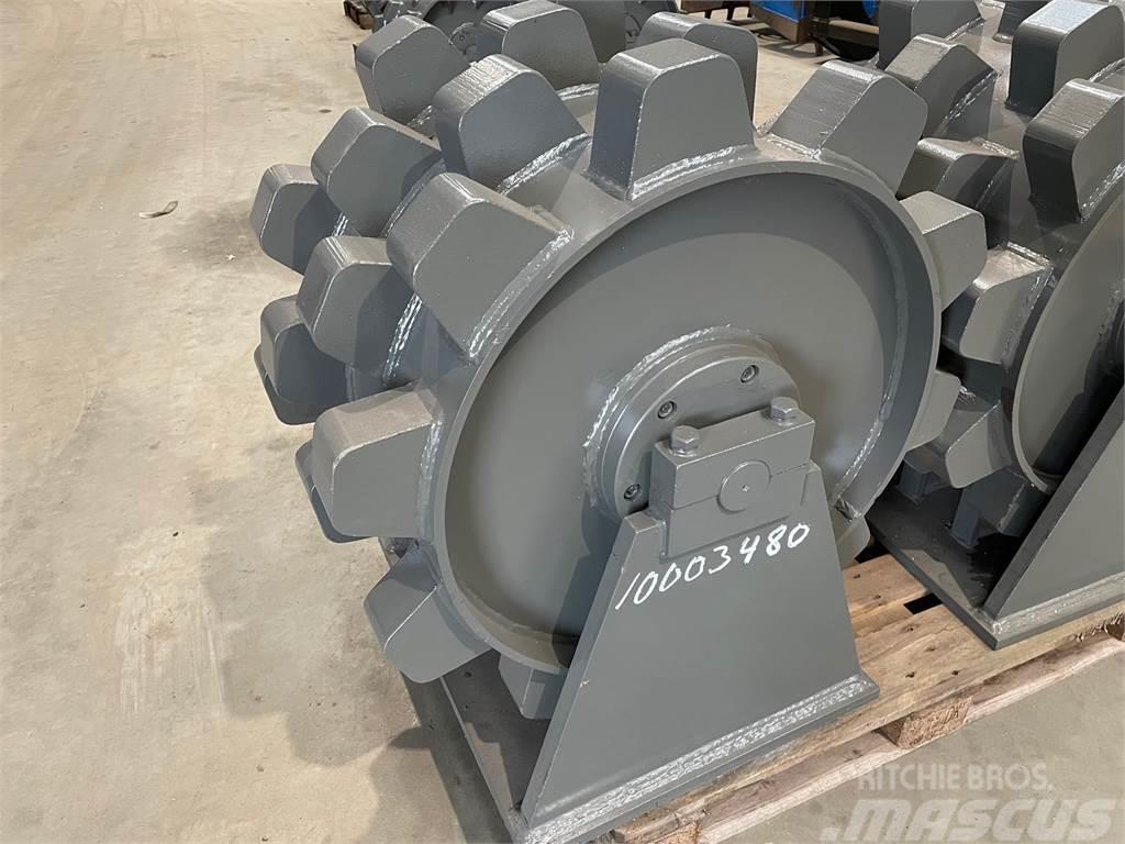  570 mm Kompaktorhjul Rouleaux à pneumatiques