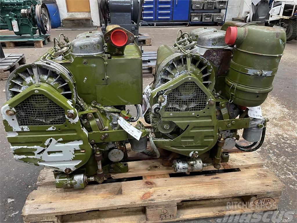 Deutz F2L511 motor, luftkøler, ex. army Moteur