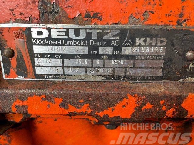 Deutz F4L 912 motor - kun til dele Moteur