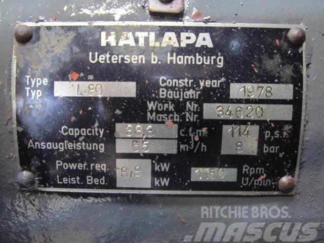 Hatlapa luftkompressor Type L80 Compresseur