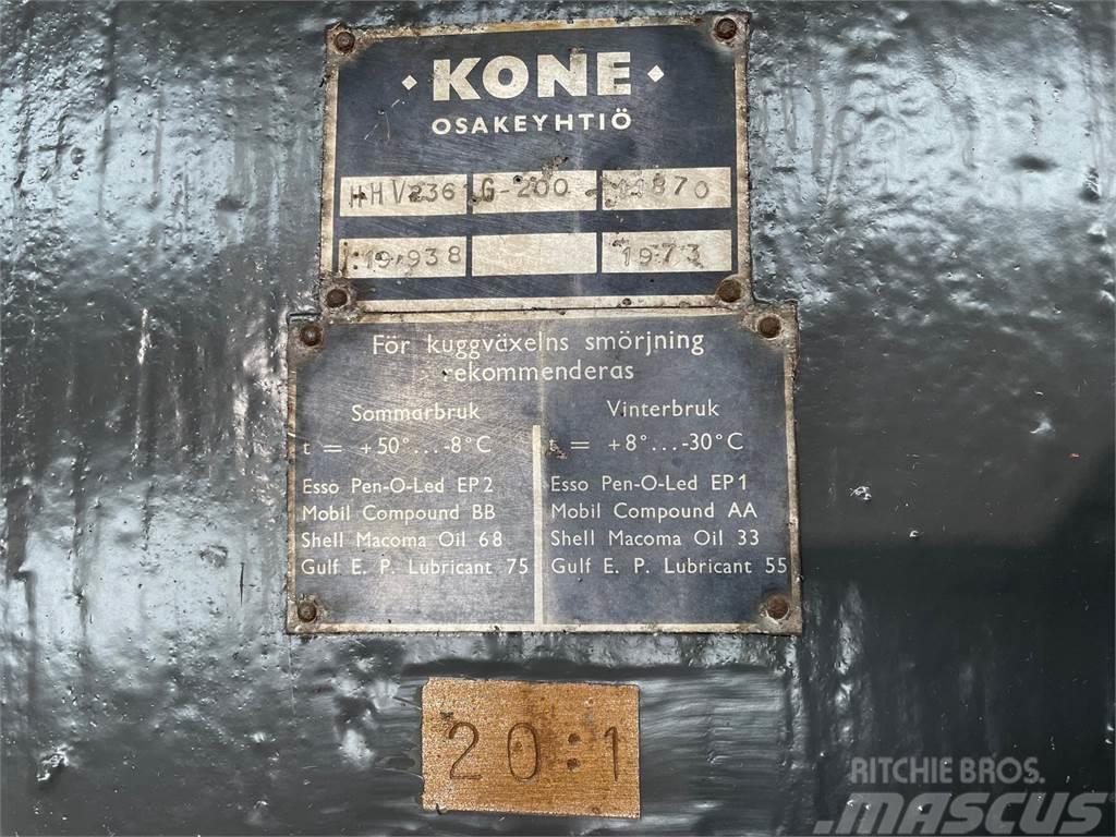 Kone Type HHV236 gear - 20:1 Boîte de vitesse