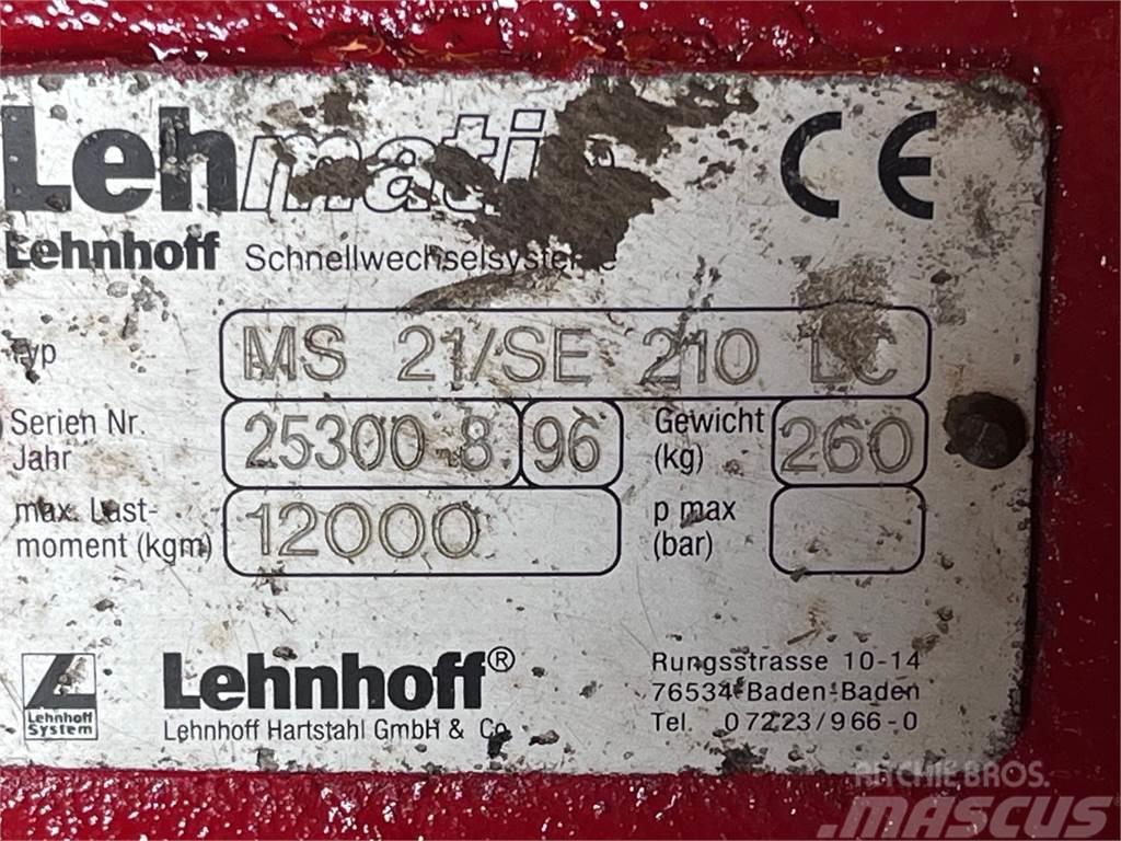 Lehnhoff MS21/SE 210 LC mekanisk hurtigskifte Attache rapide pour godet