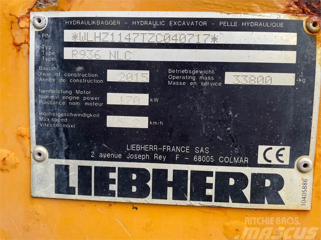 Liebherr R936NLC gravemaskine til ophug - overdel med monob Pelle sur chenilles