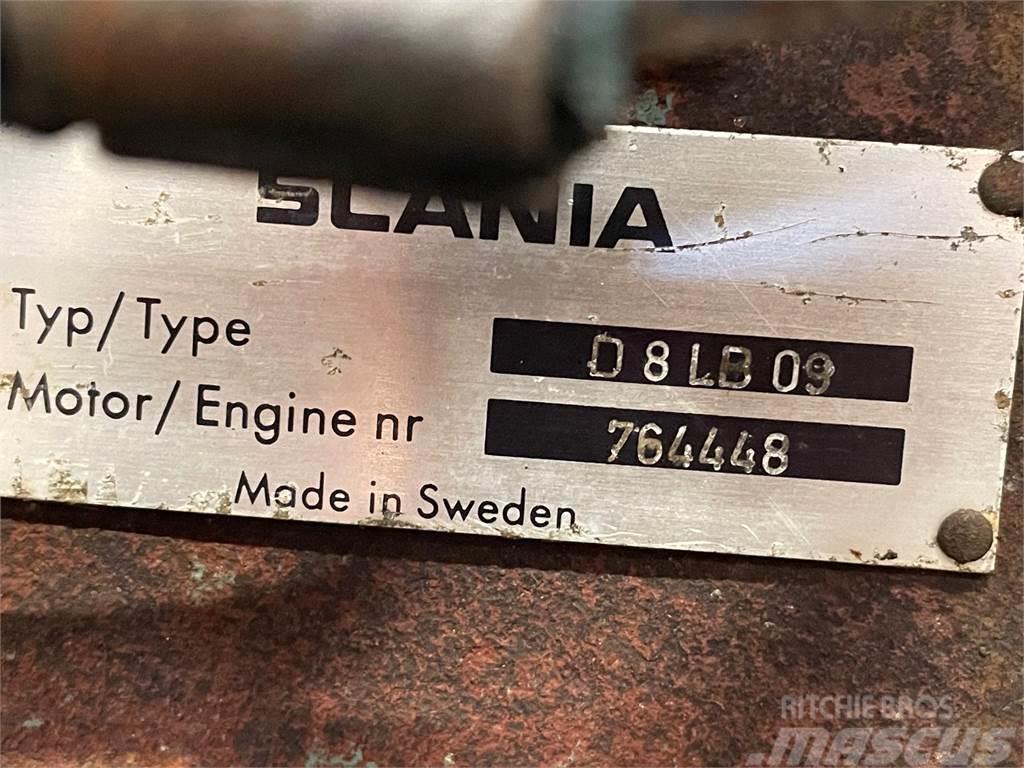 Scania D8L B09 motor. Moteur