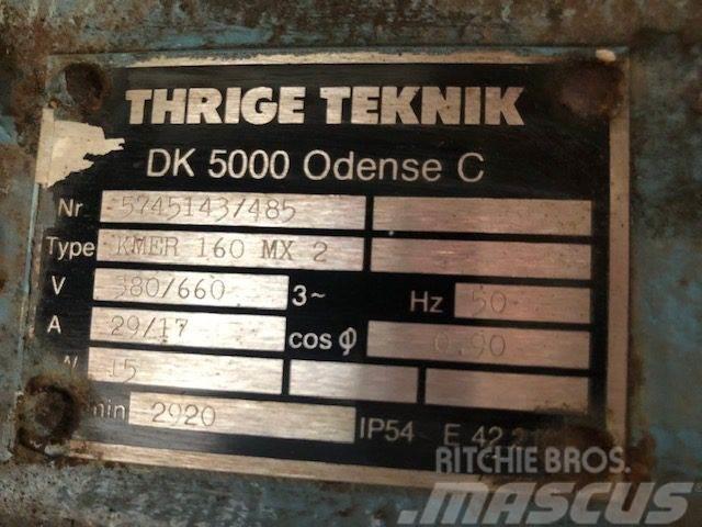 Thrige Teknik Type KMER 160 MX 2 Pumpe Pompe à eau / Motopompe