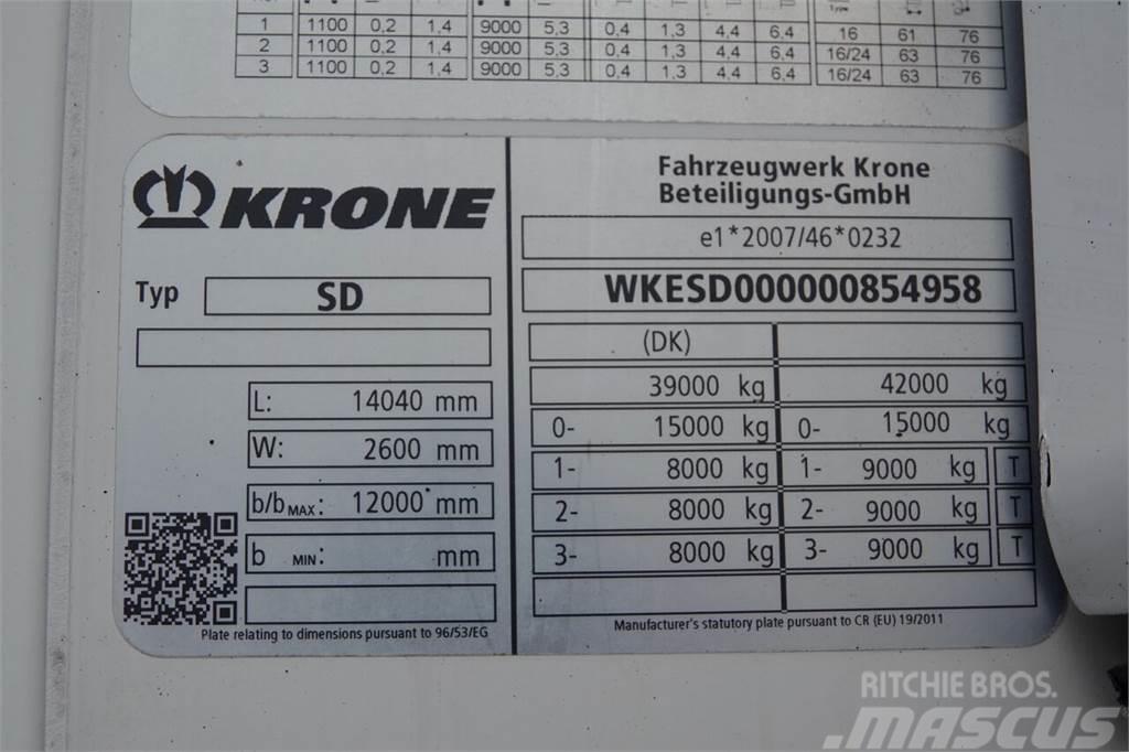 Krone CHLODNIA / THERMO KING SLX 400 / DOPPELSTOCK / PAL Semi remorque frigorifique