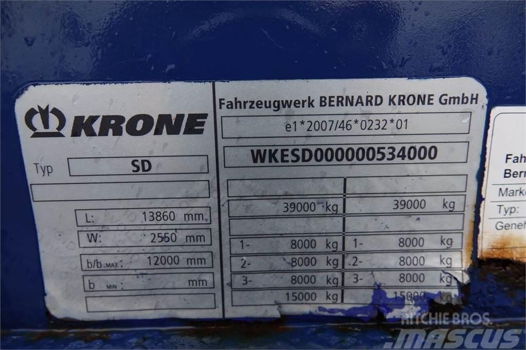 Krone FIRANKA STANDARD / OSIE BPW / 2012 ROK Semi remorque à rideaux coulissants (PLSC)