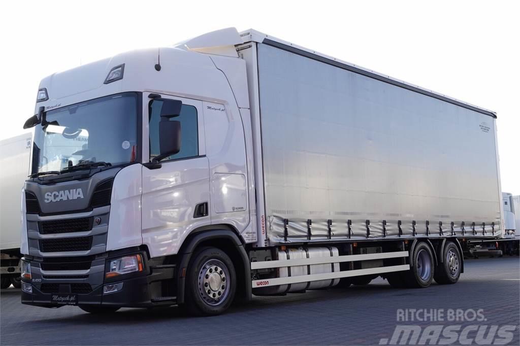 Scania R 450 Camion à rideaux coulissants (PLSC)