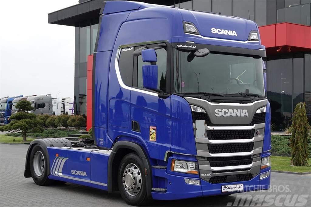 Scania R 450 / RETARDER / NOWY MODEL / OPONY 100 % Tracteur routier