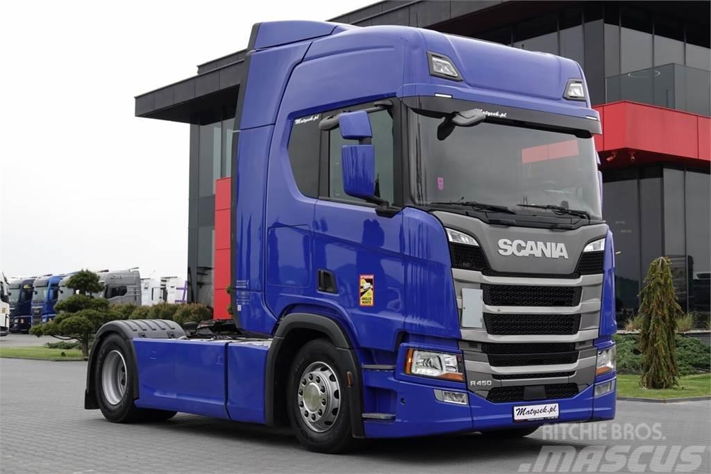 Scania R 450 / RETARDER / NAVI / NOWY MODEL / OPONY 100 % Tracteur routier