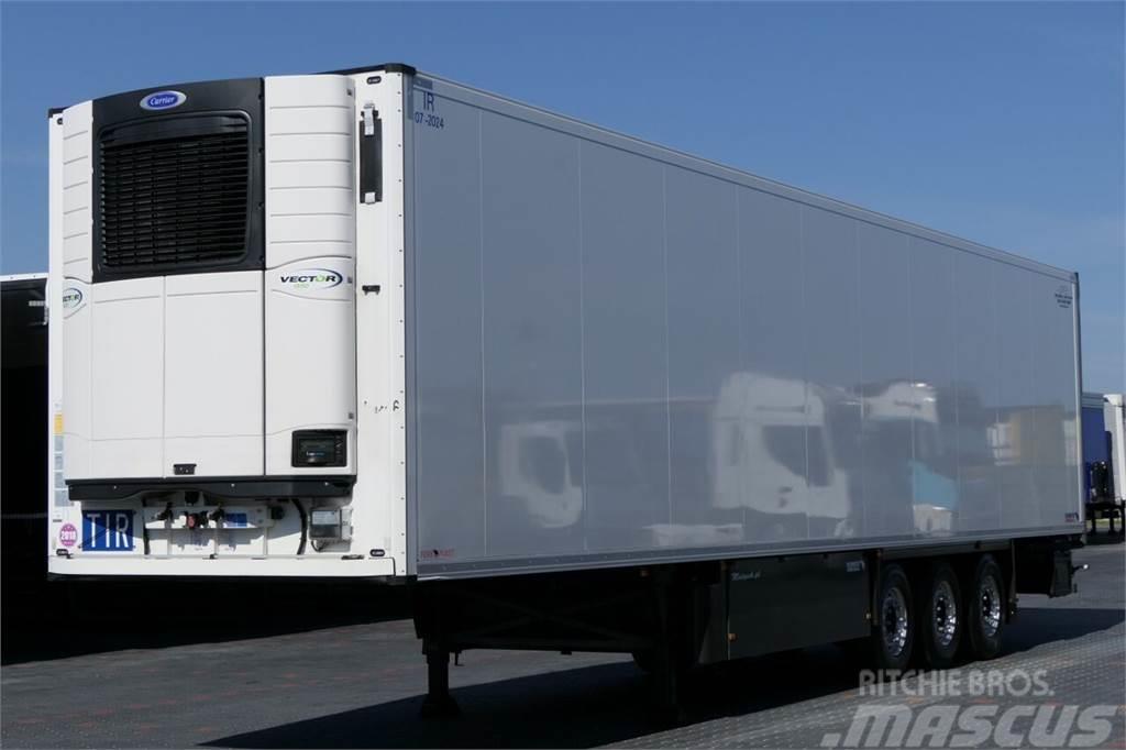 Schmitz Cargobull REFRIDGERATOR / CARRIER VECTOR 1550 / PALLET BOX / Semi remorque frigorifique