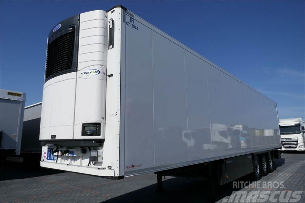 Schmitz Cargobull REFRIDGERATOR / CARRIER VECTOR 1550 / PALLET BOX / Semi remorque frigorifique
