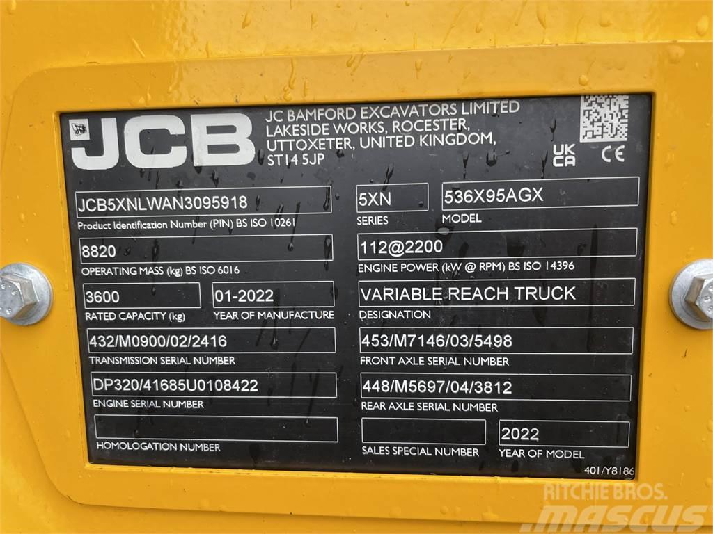 JCB 536-95 Agrixrtra with warranty Tracteur