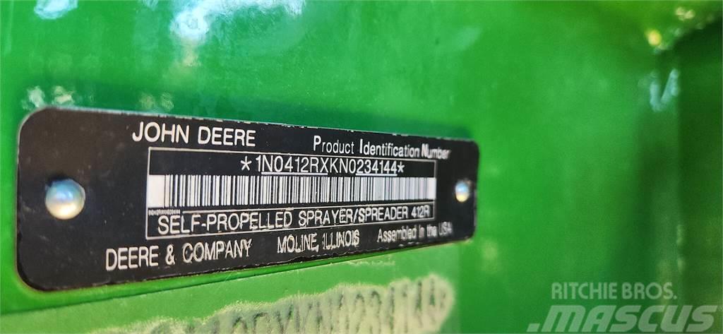 John Deere 412R Pulvérisateurs traînés