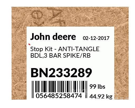 John Deere New Anti-Tangle kit for 2310 Autres outils de préparation du sol