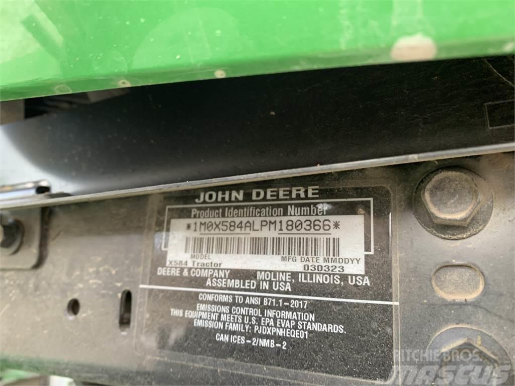 John Deere X584 Micro tracteur