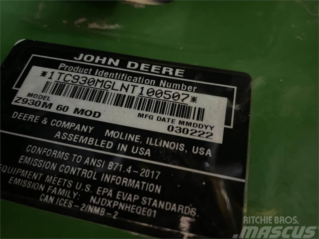 John Deere Z930M Tondeuses à rayon de braquage zéro