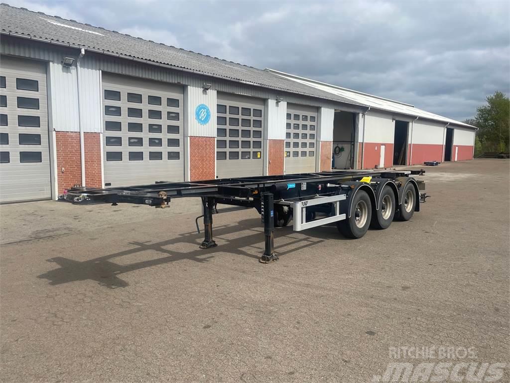 LAG 30+20 fods containerchassis Semi remorque chassis