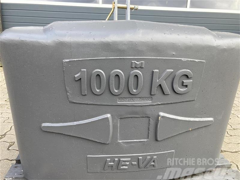 He-Va 800 kg og 1000 kg Accessoires chargeur frontal