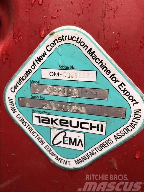 Takeuchi TB210R Mini pelle < 7t