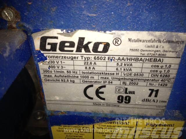  Geko Aggregat 6502 5 kVA Générateurs diesel