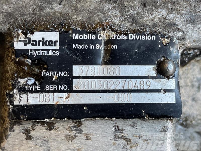 Parker PARKER HYDRAULIC PUMP 3781080 Hydraulique