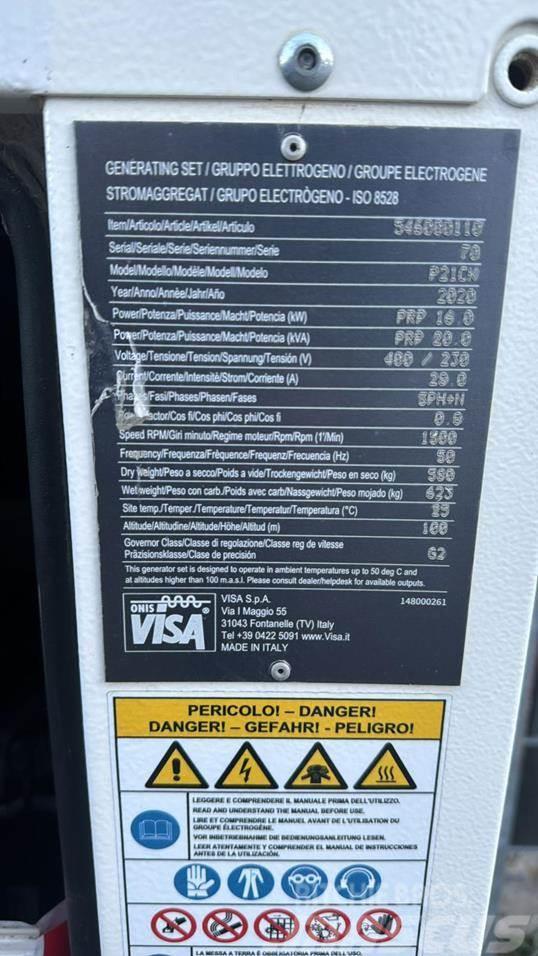Visa P21CK Autres générateurs