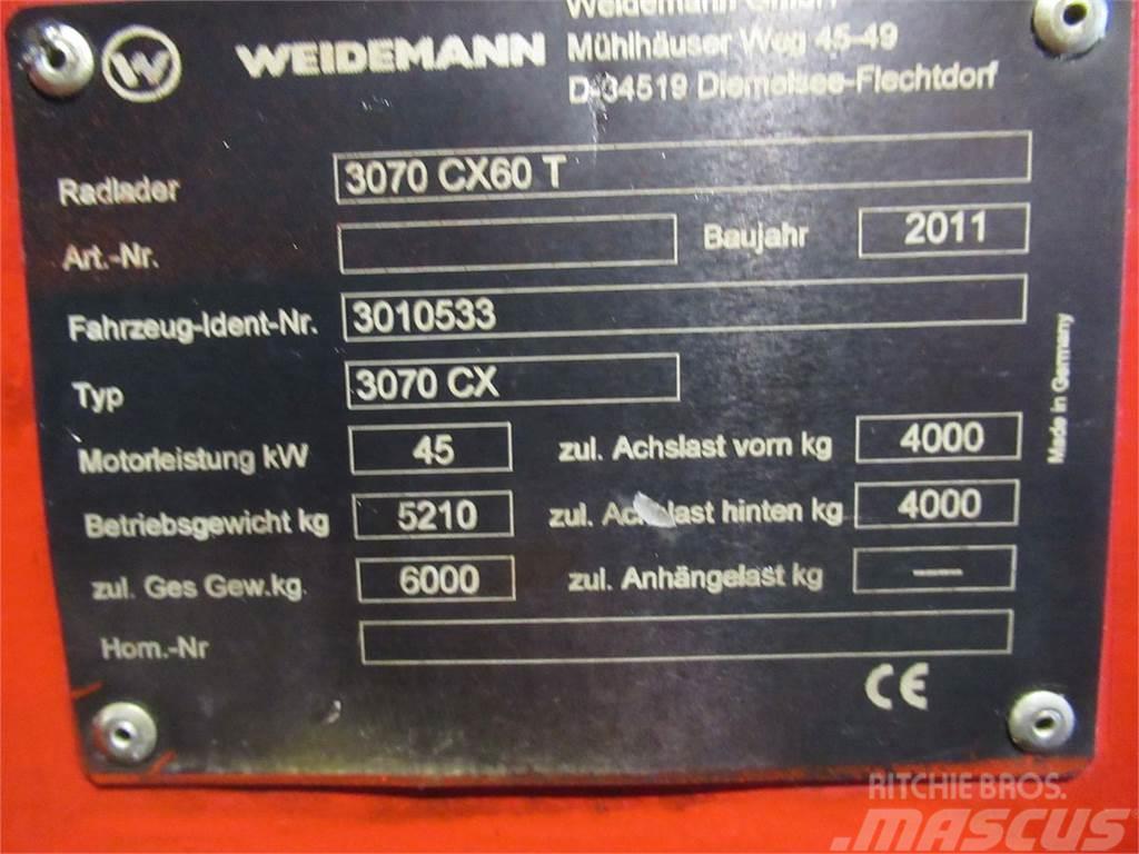 Weidemann 3070 CX60 Chargeur frontal, fourche