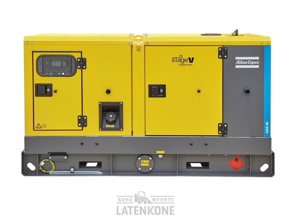 Atlas Copco QAS 45 50 Hz Generaattori StageV Box Générateurs diesel