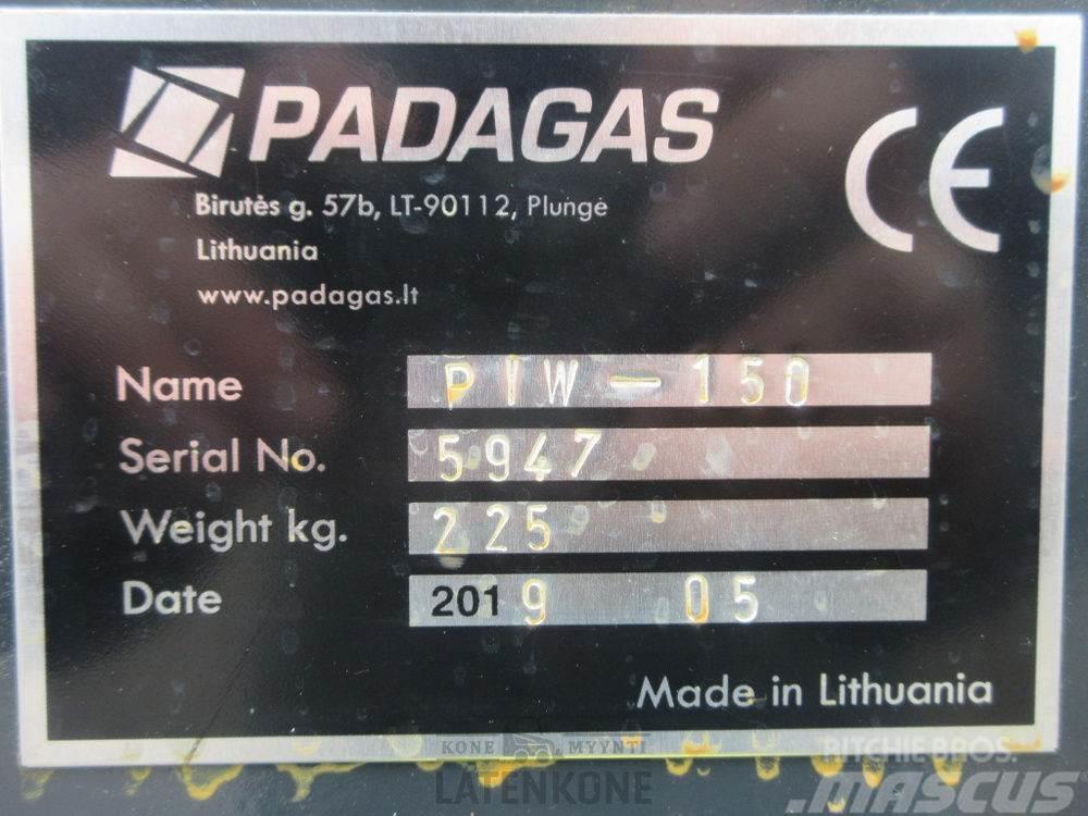 Padagas Puomiharja PIW-150 R ilman kiinnikettä Balayeuse / Autolaveuse