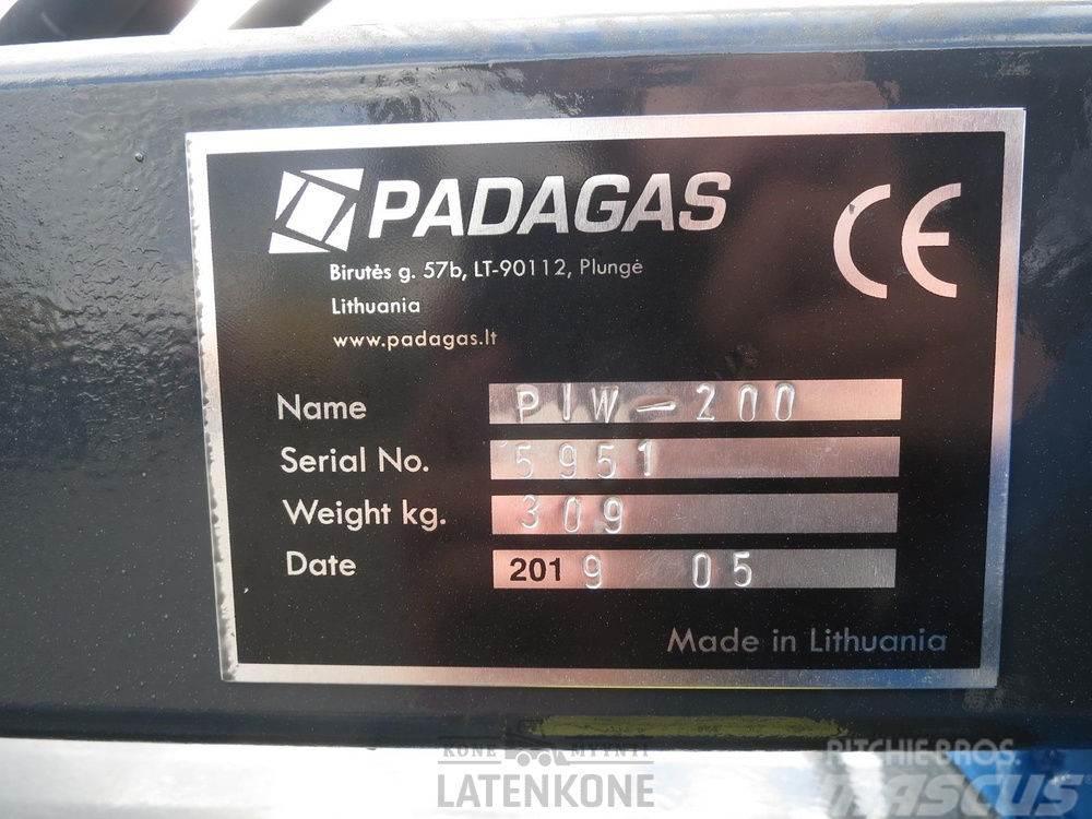 Padagas Puomiharja PIW-200 R ilman kiinnikettä Balayeuse / Autolaveuse