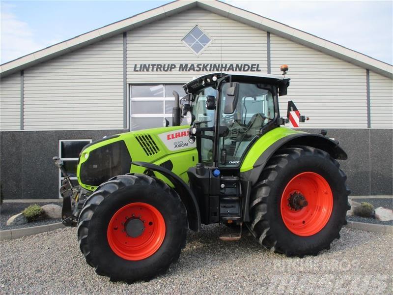 CLAAS AXION 870 CMATIC med frontlift og front PTO, GPS r Tracteur