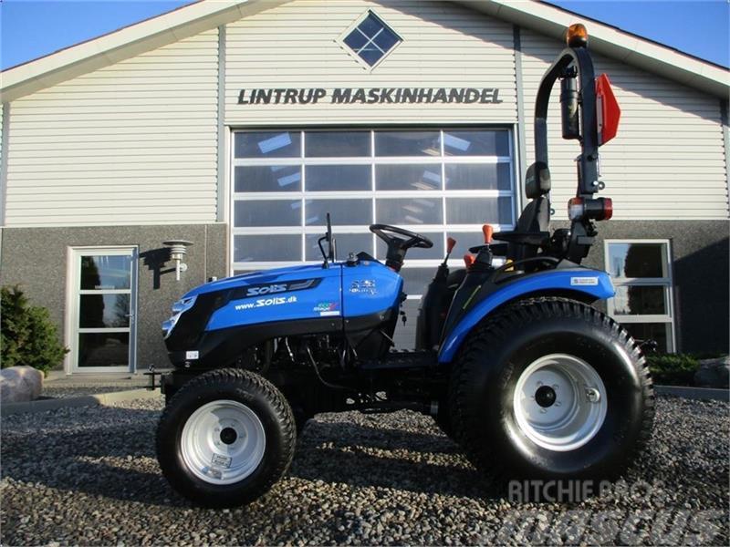 Solis S26 Shuttle XL 9x9 med store brede Turf hjul på ti Micro tracteur