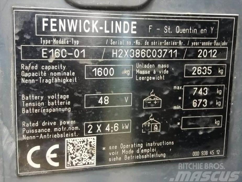 Fenwick E16C-01 Autres Chariots élévateurs