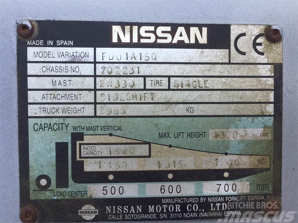 Nissan FD01A15Q Autres Chariots élévateurs