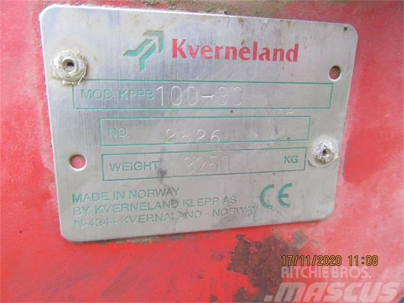 Kverneland PB100 6 furet Krop 30 riste underplove Charrue réversible