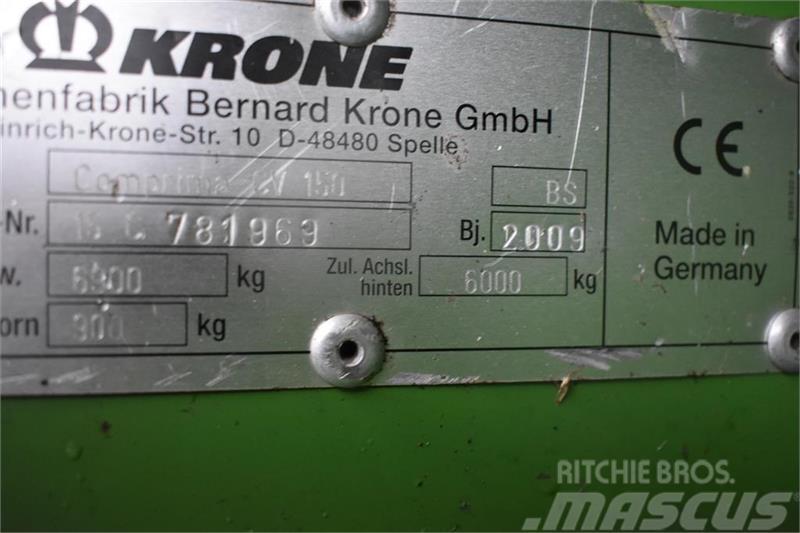 Krone COMPRIMA CV 150 XC kombineret rundballepresser/wra Presse à balle ronde