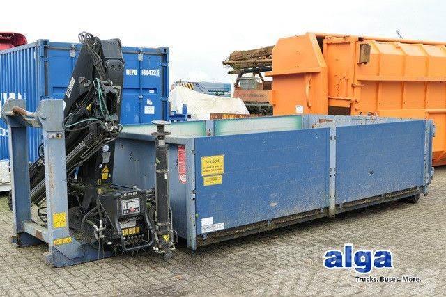  Abrollcontainer, Kran Hiab 099 BS-2 Duo Camion ampliroll