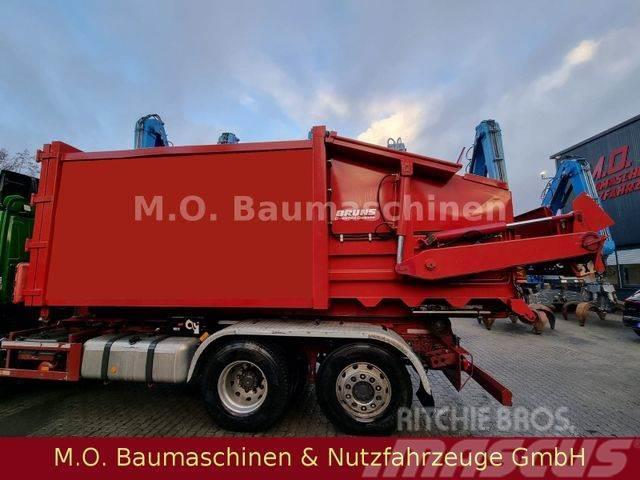 Bruns SP 1502 / Müllsammelaufbau/ Hecklader / Camion poubelle
