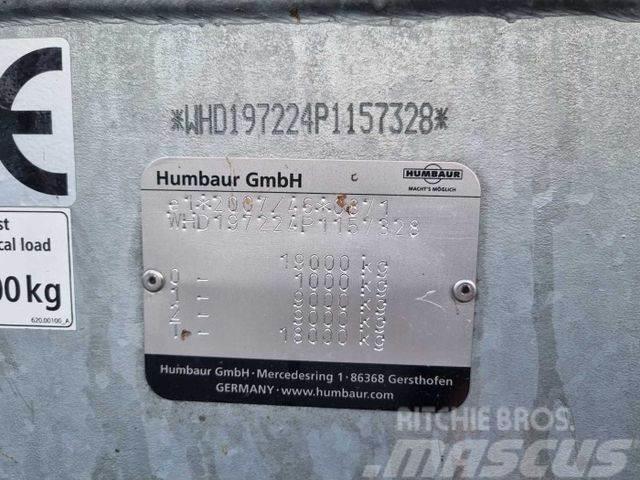 Humbaur HBTZ 197224 BS schräg mit Alu-Bordwände Remorque surbaissée