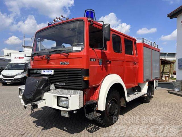 Iveco 75-16 AW 4x4 LF8 Feuerwehr Standheizung 9 Sitze Autre fourgon / utilitaire
