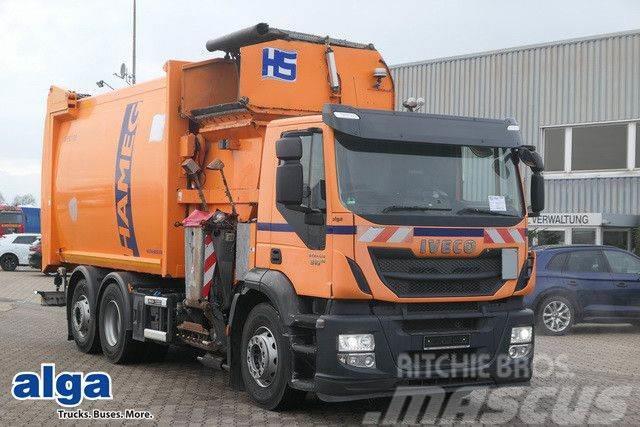 Iveco AD260SY/PS, Terberg, Seitenlader, 30m³, 140tkm Camion poubelle