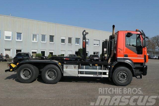 Iveco AD260T 6x4, Hiab XR21S51, 500PS, Kurzer Radstand Camion ampliroll