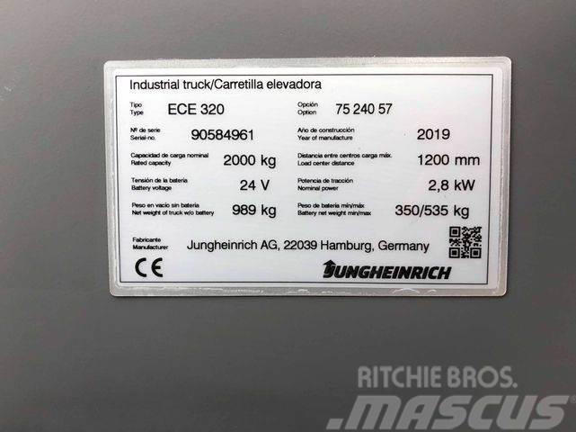 Jungheinrich ECE 320 - 2400MM GABELN - NUR 276 STD. Autre matériel de manutention