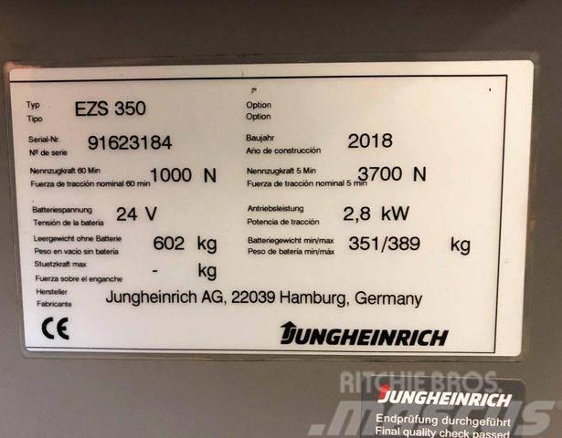 Jungheinrich EZS 350 - BJ. 2018 - NUR 1.606 STD. Autre matériel de manutention