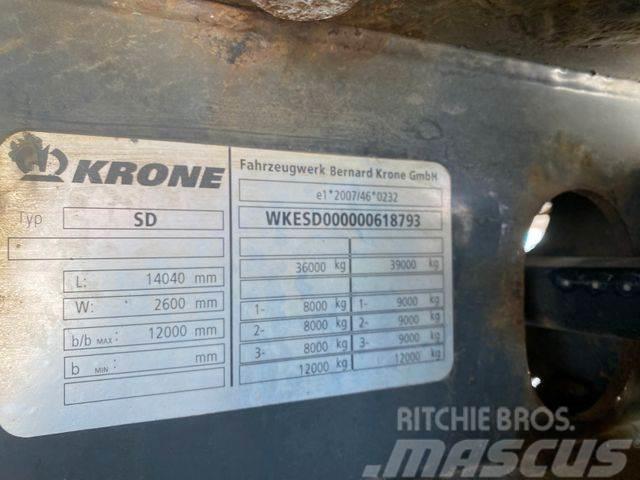 Krone freezer Diesel Electric vin 793 Semi remorque frigorifique