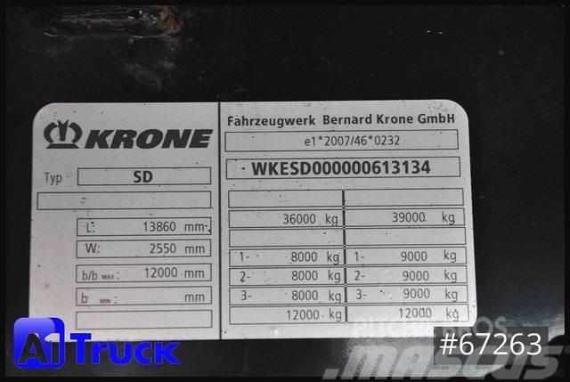 Krone SDK 27, Koffer, 1 Vorbesitzer, TÜV 08/2024 Semi remorque fourgon